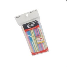 롯데 이라이프 빨대 소형 50p 일회용 스트로우 사우나 찜질방 생수 물