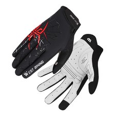 시그니처베이지 자전거 라이딩 장갑 긴장갑 YPZ241, 1세트, 레드