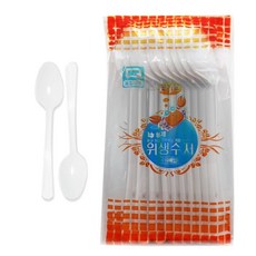꽃게표 위생수저 일회용 숟가락 플라스틱, 본상품