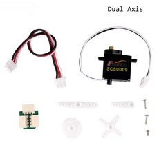 시리얼 버스 서보 단일 축이중 축 스마트 로봇 휴머노이드 금속 기어 박스, 1개, 2. Dual Axis