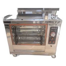 회전 통닭 구이 바베큐 상업용 그릴 전기식 대량 기계, 4단 / 4.5kW / 디지털 / 8마리
