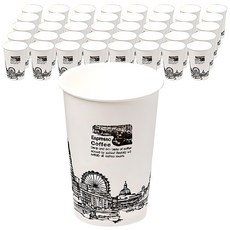 Origin T&D 倫敦形象紙杯 240ml, 100入, 1組