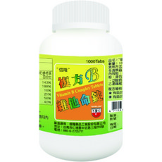 信隆 複方B維他命錠 1000錠 - 維持能量代謝，增進神經系統健康, 1個, 1000顆