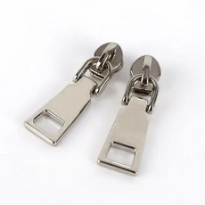 재봉 미싱 5/10개 미티 3 나일론 지퍼 풀러 슬라이더 배낭 의류 교체 수리 키트 DIY 바느질 액세서리, [00] ForNylon-No3, [01] 10Pcs, [00] G6-3-Silver