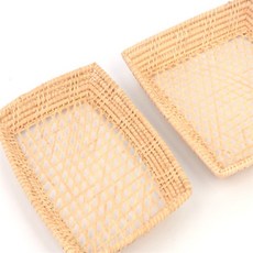 다비모아 라탄 쟁반 과일바구니, 직사각