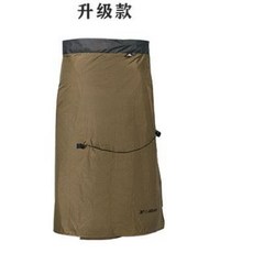 3F UL GEAR 防水雨裙, 卡其 (20D升級大力馬款), 1個