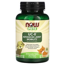 NOW PETS UC-II 寵物關節保健 60粒 貓狗通用, 1個