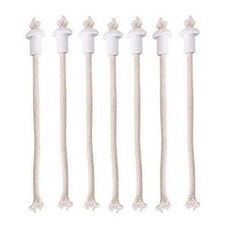 7pcs 오일 랜턴 세라믹 홀더 토치와 호환되는 내열성 등유 윅 윅스, 1세트, 그림과 같이, 사이즈 이미지 참고