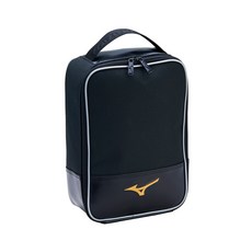 乒冠體育 Mizuno 美津濃鞋袋 1FTKC51409，輕巧耐磨，運動收納最佳選擇, 1個, 1FTKC51409, Black