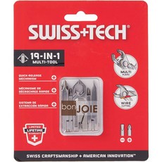 Swiss Tech 19 合 1 Micro-Max 多功能隨身迷你工具組 鑰匙圈 工具鉗 螺絲起子, 1個