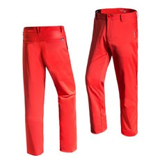 Snowbee Golf 高爾夫防潑水素面秋冬長褲, 橘紅色,32, 1個