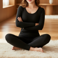 사라포유 여자 피치기모 내의 히트텍 내복 상하벌 세트