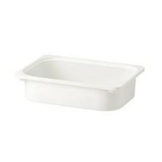 IKEA TROFAST 收納盒 零食/分類收納 衣服, 1個, 新 B款不透白42x30x10公分
