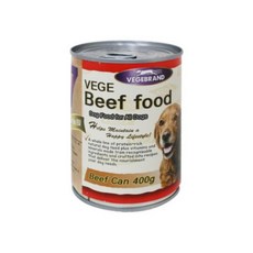 (3개)베게브랜드 원형 소고기캔 400g, 소고기맛, 3개