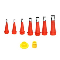 공구하자 실리콘 노즐헤드 실란트노즐 코킹구찌 다이버스 멀티 9종 세트, 1개
