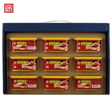 한성 런천미트선물세트 (200g9개) 햄선물 명절선물 설날 추석 프리미엄종합 케이스포장, 9개