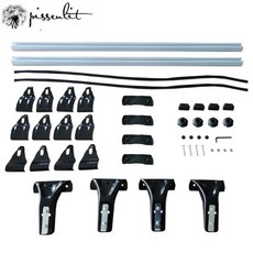 테슬라 모델 3 Y 루프 러기지 랙 크로스바 1쌍 수납 알루미늄 합금 액세서리 포함 업그레이드, 02 다크 그레이