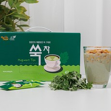 만년밥상 진도 쑥차 콘플레이크 호두 아몬드 분말차, 20g, 1개, 42개입