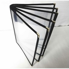 을지메뉴 투명메뉴판 A4사이즈 식당메뉴판 가성비메뉴판, 1개