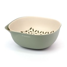 네이처안 과일야채 세척바구니, 그린, 1개