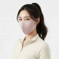 모든리빙 자외선 차단 마스크 2개, 1세트, 핑크+핑크