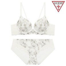 [백화점정품] 게스 언더웨어 드로잉 플라워나염 브라팬티세트 GDWBRBP223IV