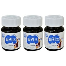 키즈랩스 밀키즈 3박스 우유 칼슘 CBP 초유 단백 코코아맛 츄어블 535538