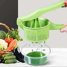 [폴리프로필렌] 만능 야채 나물 짤순이 33cm 탈수기 야채물기제거 요리짤순이 주방짤순이 대형, 그린(01), 1개