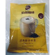 古早味 懷舊零食 伯朗奶茶 香濃原味(三合一) 30包, 1個, 17g, 30個裝