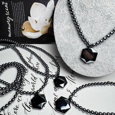 日本鈦赫茲項鏈 大衛星造型 禮品 自用相宜 鈦赫茲, 1個