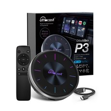 Ottocast 오토캐스트 OttoAibox P3 CarPlay AI Box 어댑터 S46 P3 YouTubeNetflix 등