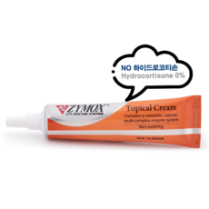 자이목스 토피컬 크림 강아지 고양이 연고 Zymox topical Cream without Hydrocortisone 1 oz (28g), 1개