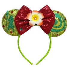 Viwind 여성 및 남성용 마우스 귀 머리띠 공주 코스프레 파티 코스튬용 스팽글 리본 헤어밴드 성인용 축제 공원 헤드웨어-8