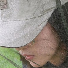 휴대용 얼굴 방충망 머리 모기망 등산 낚시 벌초 레저 양봉용 _TCSh-A001, 얼굴방충망