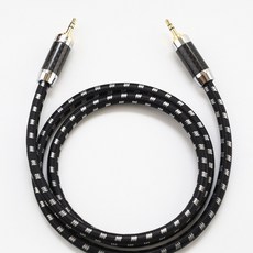川木 AUX 3.5mm 碳纖維鍍銀音源線 手機電腦車用音響音頻對錄線