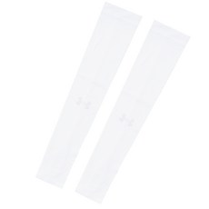 언더아머 남녀공용 UPF 암 슬리브 1팩 1387745-100, 화이트