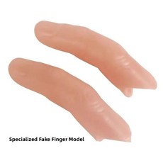 실리콘 손가락 보호 커버 작업 시험 가짜 보철 손 장갑 매일 사용 사라지는 마술 도구, 1. 하나의 사이즈는 모두 맞습니다., 1개