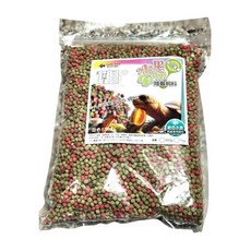 陸龜飼料 台製水果風味 陸龜彩色飼料主食 蘇卡達象龜適用, 1個, 水果飼料3000克, 3kg