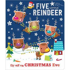 (영문도서) Five Little Reindeer Paperback, Make Believe Ideas, English, 9781786923448