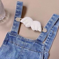 吊帶褲防掉夾肩帶固定夾 背帶褲防掉扣肩神器 可調式兒童肩帶固定夾 卡通可愛寶寶吊帶鬆緊夾