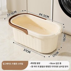 에비노 대걸레탈수기 물 마대 마포걸레 대걸레 밀대, 밀크커피 소형, 1개