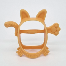 마마스템 잼잼몬스터 타이거 아기 신생아 손목치발기 백금실리콘 KC SGS USA, 2. 머스타드 오렌지, 1개, 케이스 포함