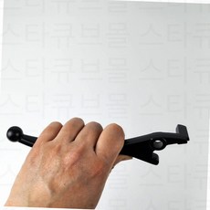 보조 브레이크 핸들 자전거 손잡이 알루미늄 레버 셀프장착 핸들바, 블랙왼손