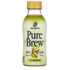 伯朗 Pure Brew 開心果拿鐵350ml, 1箱, 24個裝, 350ml