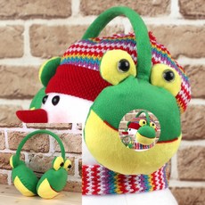 개구리 귀마개 귀도리 털귀마개