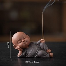 선 스틱 향로 인테리어 향꽂이 테이블용 실내용 소형 향기, 블랙, 기본 향