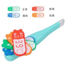 兒童仿真木製牙醫玩具套組 聽診器牙齒模型扮家家酒遊戲, 1個, 頭熱熱