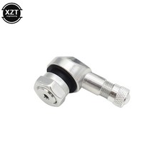 1개/세트 오토바이 밸브 스템 림 90도 각도 알루미늄 합금 휠 타이어 튜브리스 캡 부품용, 1개