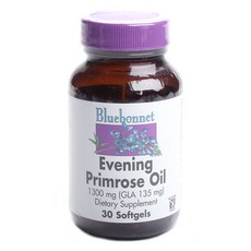 Bluebonnet 月見草油無糖無麩質軟膠囊 1300mg, 1個, 30顆