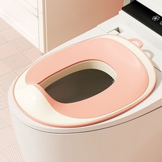 大號兒童馬桶坐便圈嬰兒小孩坐便器寶寶女孩男孩架蓋梯墊便盆家用, 粉色【升級TPE軟墊】